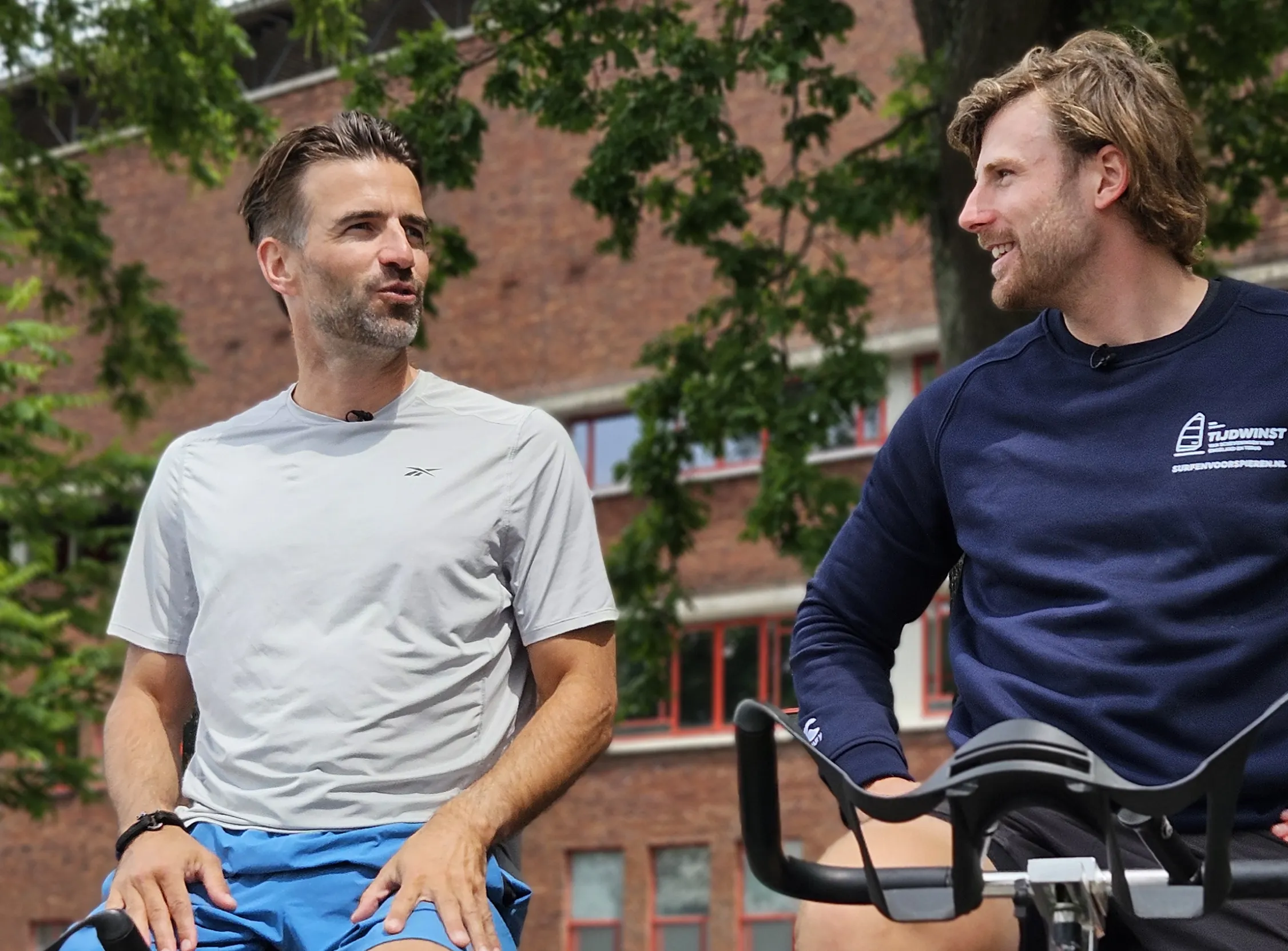 Bob in gesprek met Mark Tuitert